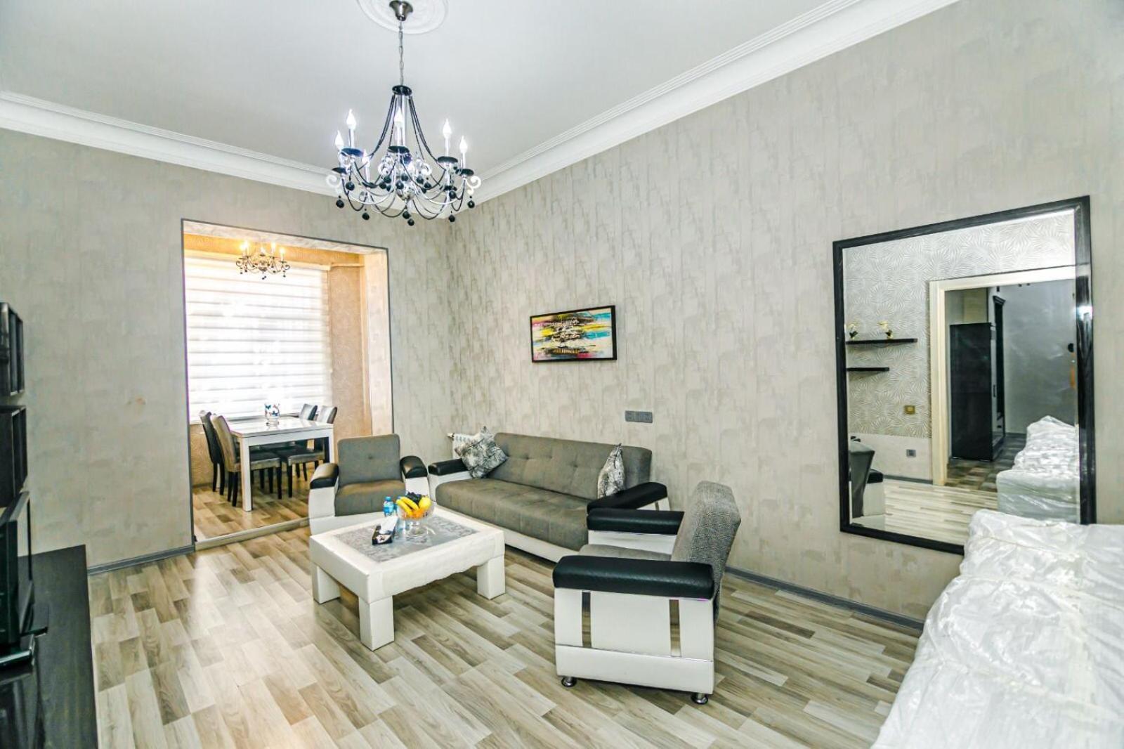 Azneft Square Deluxe Apartment Baku Exterior photo