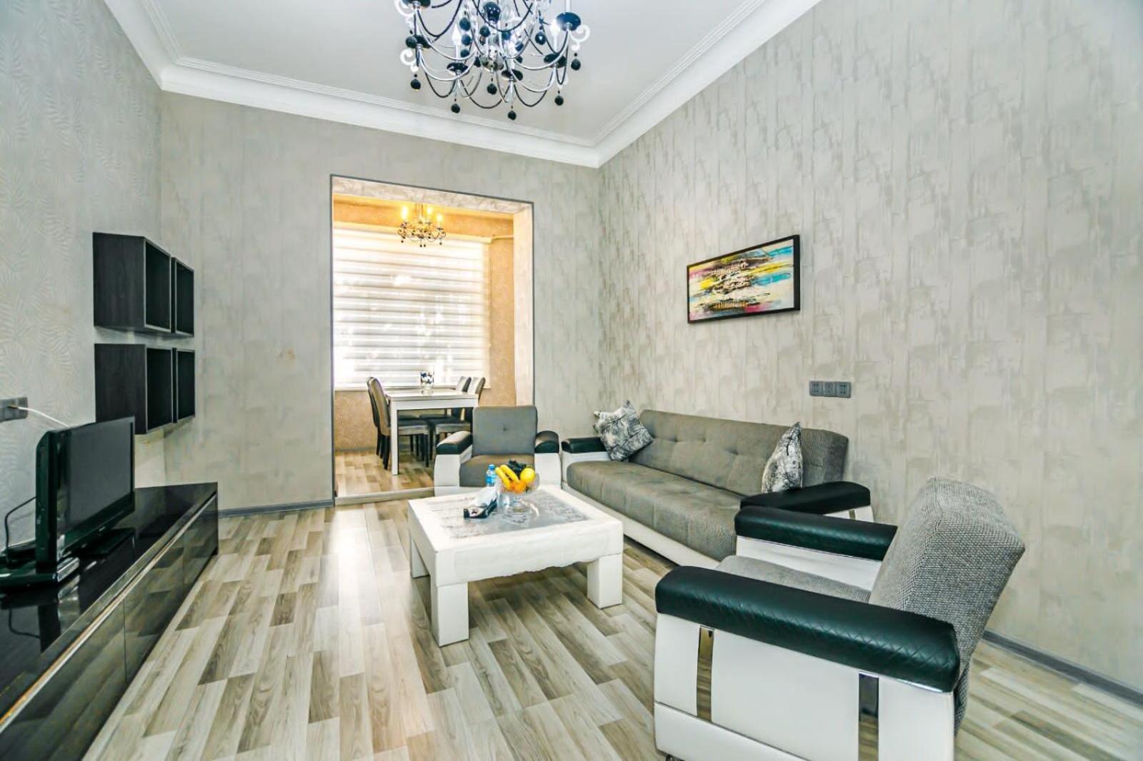 Azneft Square Deluxe Apartment Baku Exterior photo